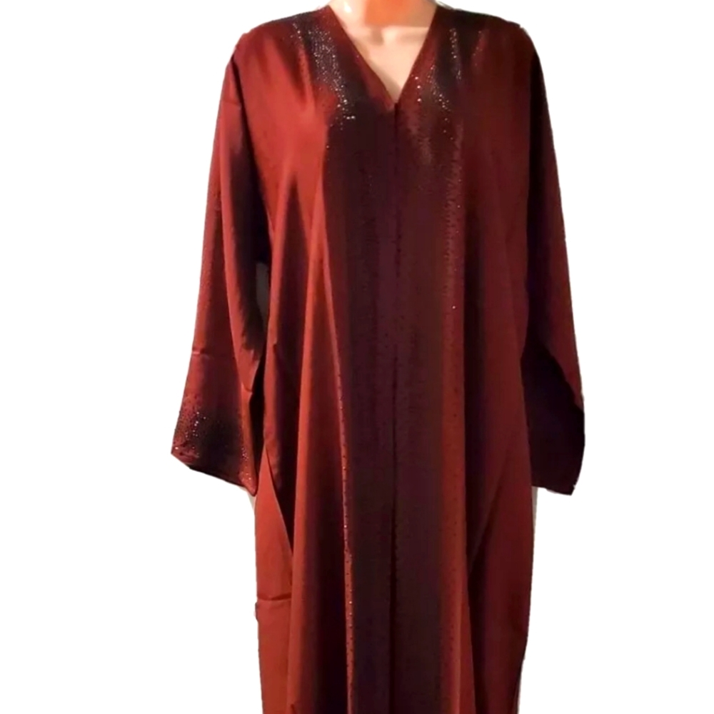 Dubai High Quality Open Abaya/Kimono/ Muslim Womens Long Maxi Dress NWT